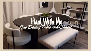 HAUL WITH ME || NEW DINING TABLE AND CHAIRS || TARGET || AMAZON || SPRING 2024