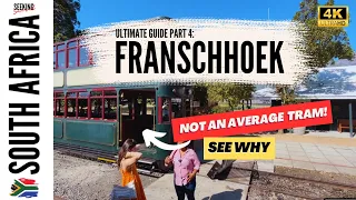 🇿🇦 EPIC WINE TRAM IN FRANSCHHOEK SOUTH AFRICA 🍷 🚊 HOW MANY WINE TASTINGS CAN YOU DO IN A DAY?