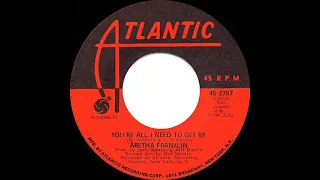 1971 HITS ARCHIVE: You’re All I Need To Get By - Aretha Franklin (mono 45)