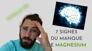 7 signes qui montrent que vous MANQUEZ peut être de magnésium !