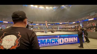 WATCH Brock Lesnar goes CRAZY attacks Roman Reigns WWE SMACKDOWN OFFAIR