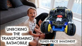 UNBOXING THE IMAGINEXT TRANSFORMING BATMOBILE | AD | KERRY WHELPDALE