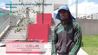 INAUGURACIÓN NUEVA UNIDAD EDUCATIVA SAN ANTONIO COMUNIDAD