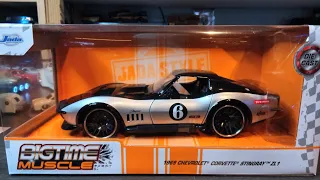 Swappin Wheels on 1969 Corvette. Jadatoys 1:24