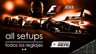 F1 2013 Codemasters   All Setups   Todos Los Reglajes