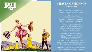 "I Have Confidence (Film Version)" from The Sound of Music Super Deluxe Edition