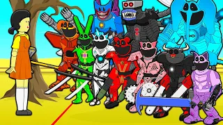CYBORGS SMILING CRITTERS & MONSTERS POPPY PLAYTIME 3 PLAY SQUID GAME! Cartoon Animation