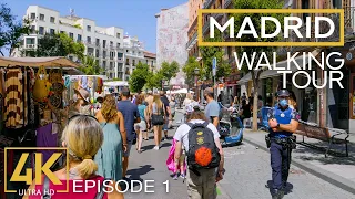 MADRID, Spain - 4K City Walking Tour - Episode #1 - Exploring European Cities