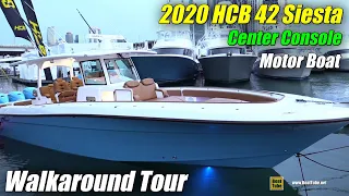 2020 HCB 42 Siesta Center Console - Walkaround Tour - 2020 Miami Yacht Show