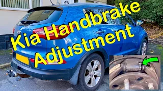 Kia Handbrake Adjustment, Kia Sportage Parking Brake Adjust How To (Properly)