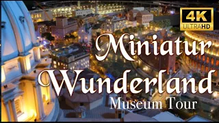 4K 1 HOUR of Museum Tour Miniatur Wunderland 2022∘Crowd, Walkthrough, World´s largest model railway