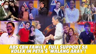 ABS-CBN Family, full support sa KDLEX in PETA's 'Walang Aray'! | Star Magic Inside News