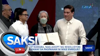 Senado at Kamara, nag-adopt ng resolusyon ng pakikiramay sa pagpanaw ni Mike Enriquez | Saksi