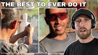 Insane Shooting by Lewis Hamilton at Taran Tactical soldier reacts