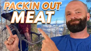 Backpacking Out MEAT and EXTREME WEIGHT - Guide Proven Techniques