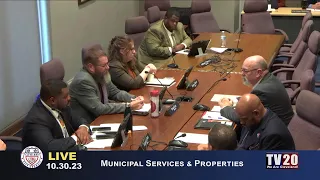 Municipal Services and Properties Committee Meeting, October 30, 2023