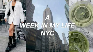 a week in my life as a fashion intern + student in nyc