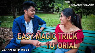 EASY MAGIC TUTORIAL | LEARN WITH ME : 3 | MENTALISM | ARJUN SATHEESH |