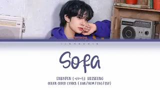 ENHYPEN (앤하이픈) HEESEUNG - SOFA (color coded lyrics eng/esp)