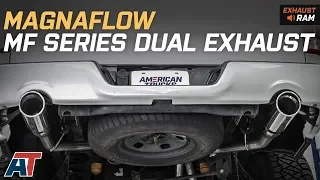2009-2018 Ram Magnaflow MF Series Dual System - Rear Exit 5.7L Exhaust Sound Clip & Install