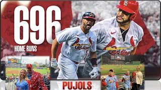 Albert PUJOLS 696th Home-run | Ties A-Rod for 4th all time | StL Cardinals 9-10-22