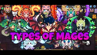 SHOWCASING ALL TYPES OF MAGES | CHANTEUR GAMING | JEANGREY | MY HEROES SEA 2.0 | F2P GAME