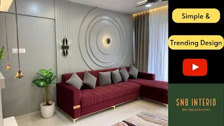 Simple & Trending Design |  2BHK Home Interior Design | Interior Design Ideas | Pune | Moshi