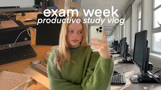 UNI VLOG 🎧 midterms, productive library days, 7am mornings