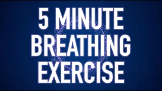 5 Minute Breathing Exercise - Guided Mindfulness Meditation 4K - Calming anxiety reduction