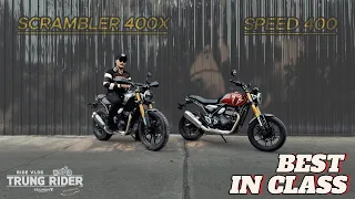 Đánh giá Triumph #speed400 và #scrambler400x | Trung Rider | Ride Vlog 13 #triumphmotorcycles