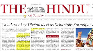 THE HINDU NEWSPAPER 09th December 2018 Complete Analysis