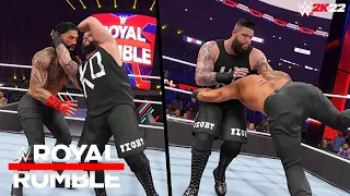WWE Roman Reigns vs Kevin Owens | Royal Rumble 2023 Prediction Highlights WWE 2K22