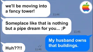 【Apple】This woman thinks my family's poor, but then she tried to buy one of our tower condos...