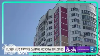 Russia says drones damage Moscow buildings in pre-dawn attack, blames Ukraine