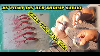 MY FIRST DIY RED SHRIMP SABIKI FIELD TEST #fishing #ultralightfishing #capung702 #tsurinoya #diy