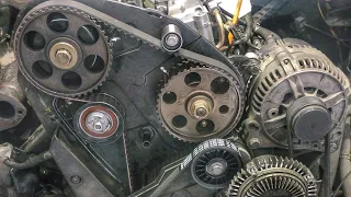 👉Cambio correa distribución y bomba de agua 1.9 tdi afn timing belt and water pump