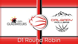 2024 CWBL Nationals -- Division 1 Round Robin | Gladiateurs de Laval vs Calgary Rollers