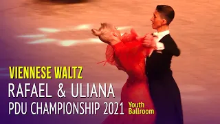 Viennese Waltz = Rafael Agaev & Uliana Volgina = 2021 RDU Championship Youth Ballroom