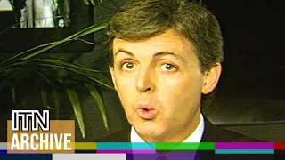 Paul McCartney Roasts Old School Friend Peter Sissons Live on Air (1984)