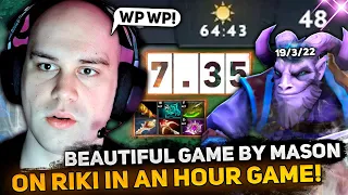 BEAUTIFUL GAME by MASON on RIKI in an HOUR GAME in DOTA 2! | YOU HAVEN'T SEEN THIS!