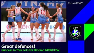 #CLVolleyW | Great defences in Dinamo MOSCOW vs Uralochka-NTMK EKATERINBURG