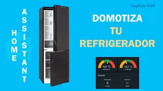 Refrigerador inteligente con ESPHome y Home Assistant