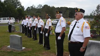 HONOR GUARD GUN SALUTE AND TAPS JAMES B LAWRENCE