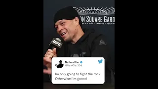 Nate Diaz has his next opponent in mind 😅