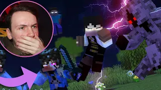 Black and Blue" - A Minecraft Music Video Rain and JeffVix vs Entity 303 (Part 2) - Reaction