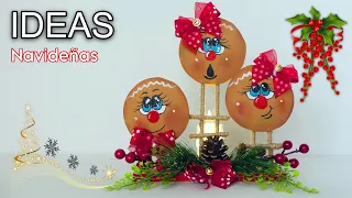 Manualidades Navideñas Con Goma Eva / IDEAS NAVIDEÑAS para VENDER O REGALAR .