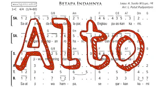 Betapa Indahnya - Alto (Lagu Komuni)