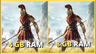 🔥4GB RAM vs. 8GB RAM Test in 5 Games | Performance Comparison #1