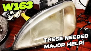 HOW TO RESTORE AND RESEAL HEADLIGHTS - ML55 AMG