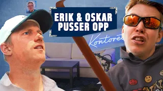 Ep1 – Oskar tror Follestad kommer for å pusse opp for ham | Erik og Oskar pusser opp